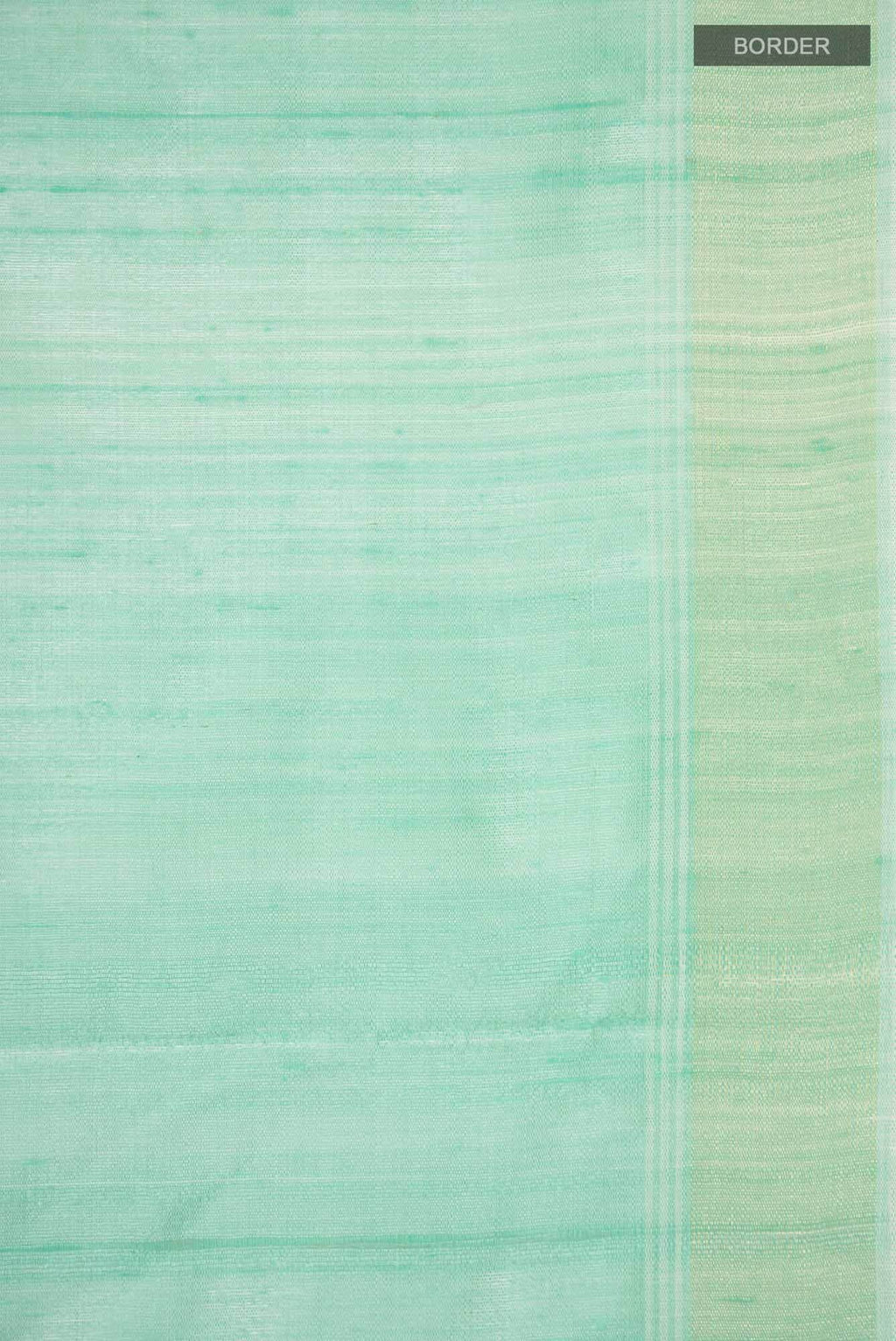 Mint Green Raw Silk Saree