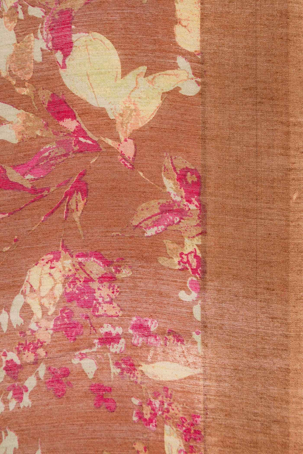 Bronze Tussar Silk Saree