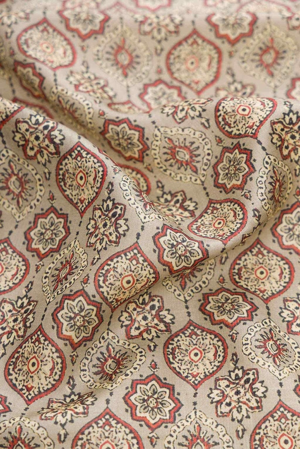Grey Tussar Silk Saree