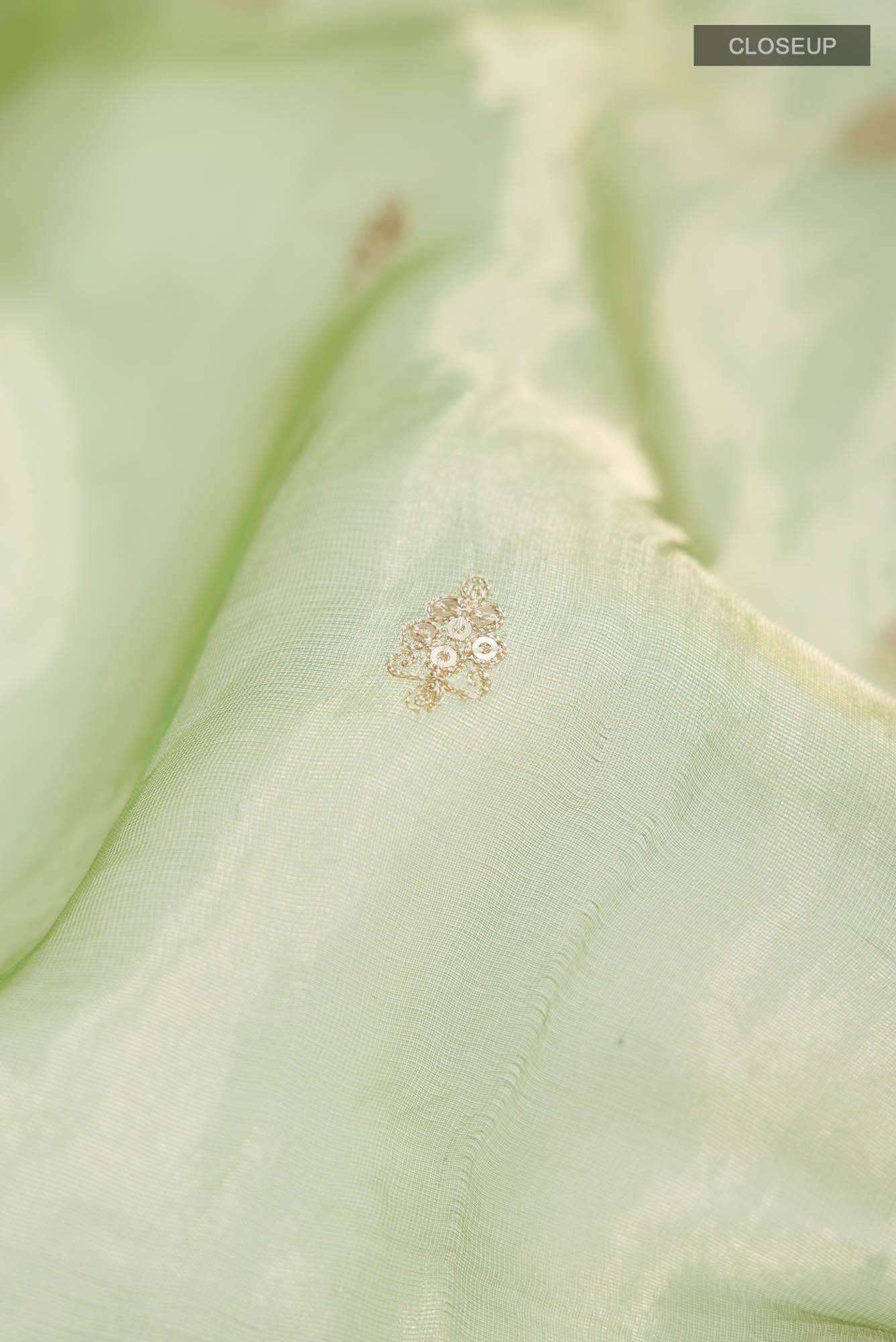 Green Tissue Silk Saree