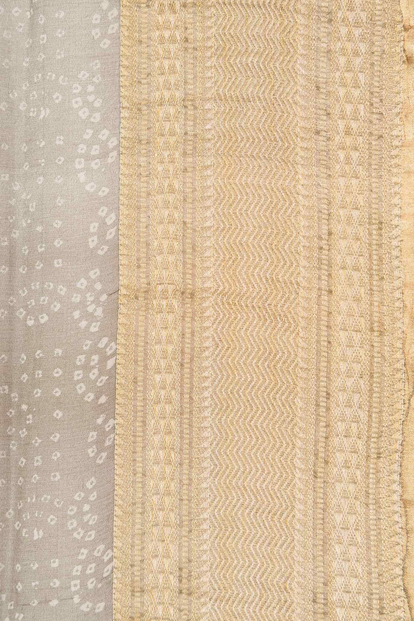 Davys Grey Organza Silk Saree