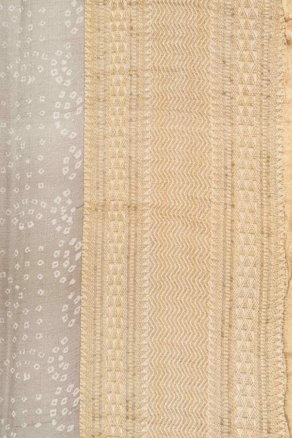Davys Grey Organza Silk Saree