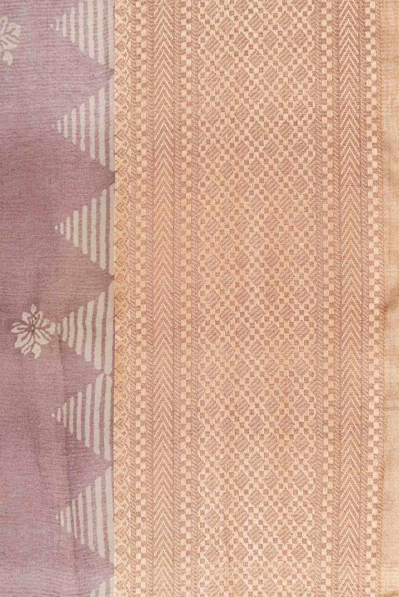 Maroon Organza Silk Saree
