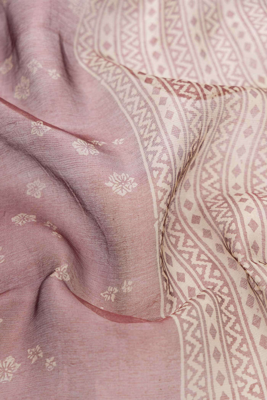 Maroon Organza Silk Saree