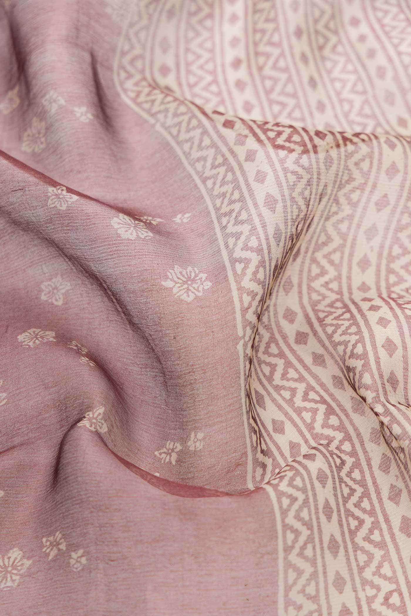 Maroon Organza Silk Saree