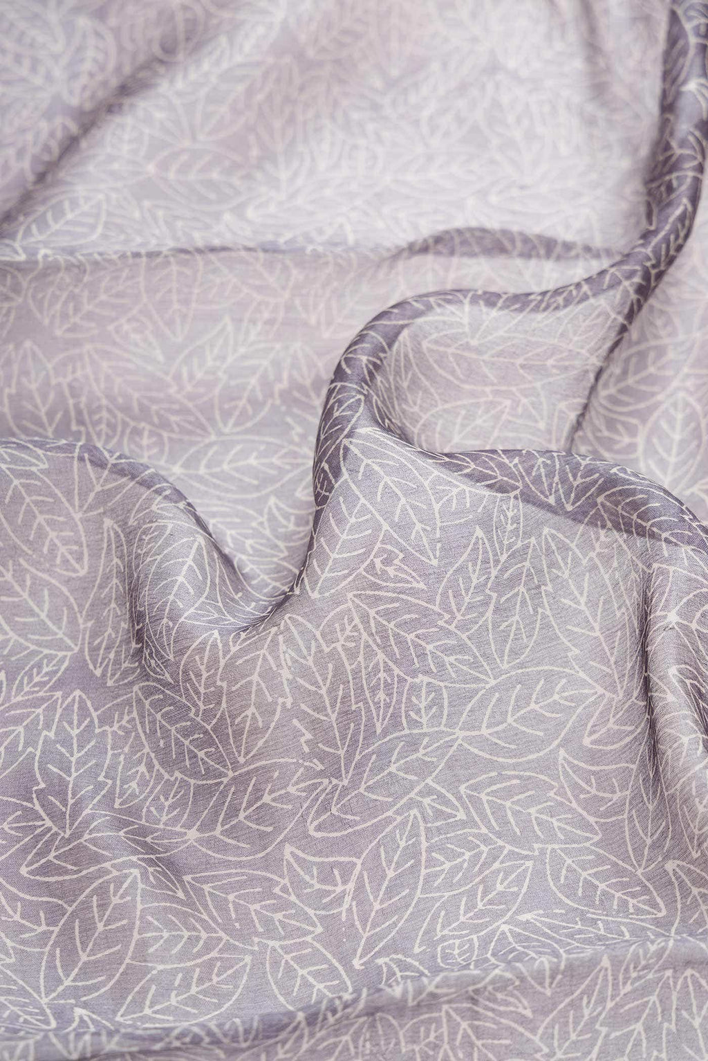 Grey Organza Silk Saree