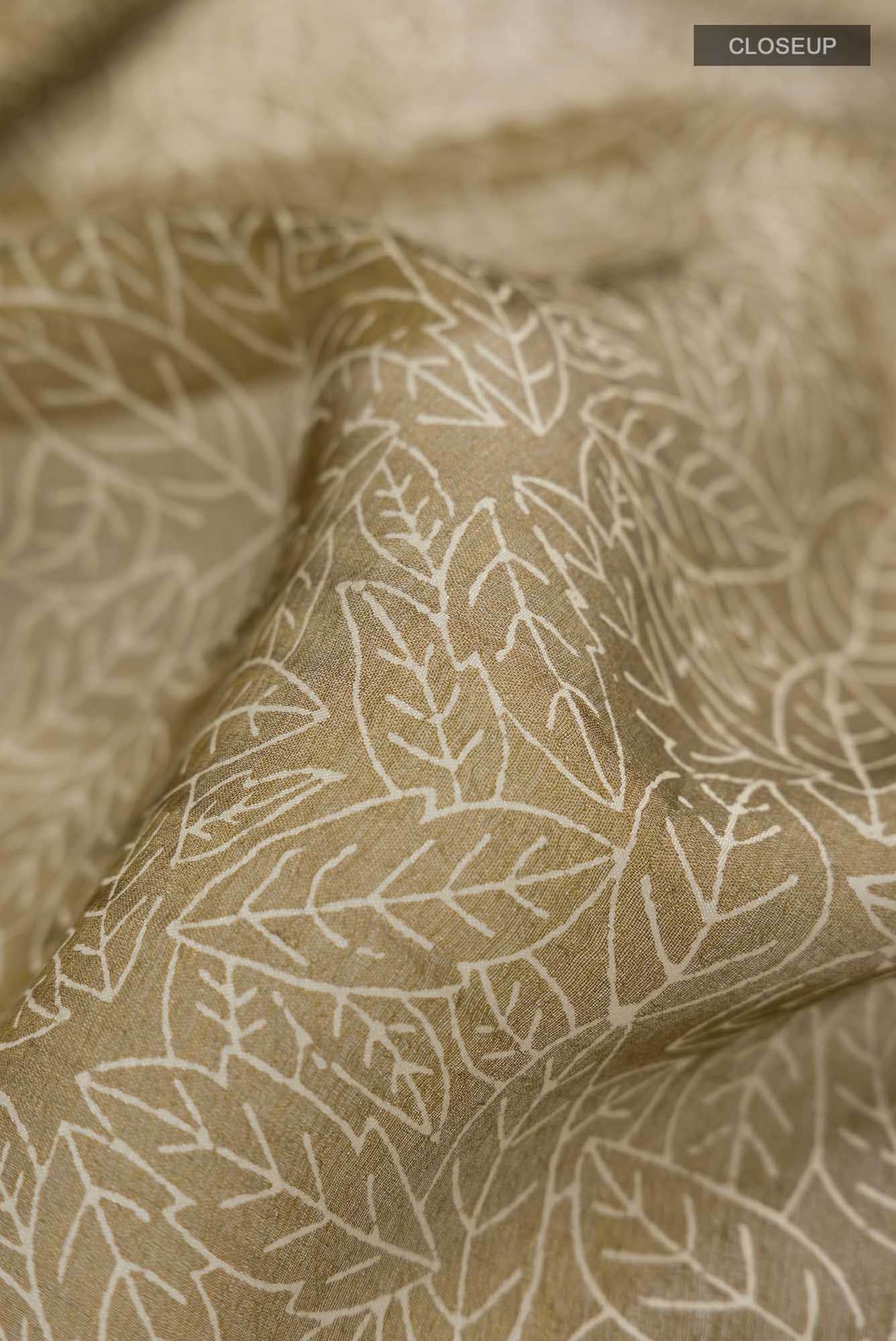 Mehandi Green Organza Silk Saree