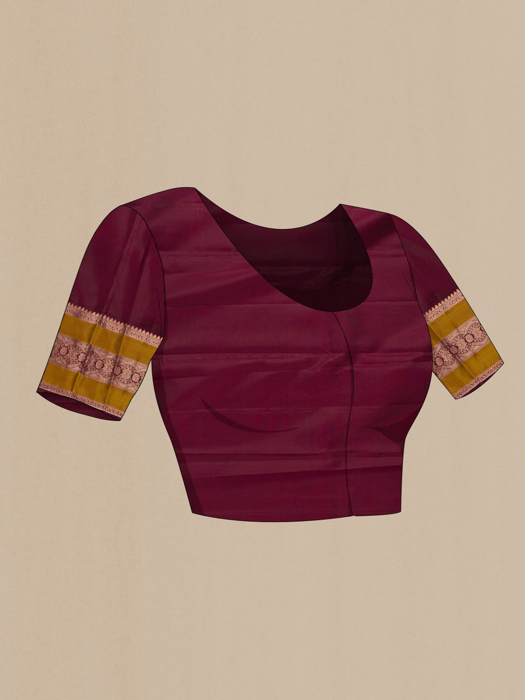 Pink Dual Tone Kanchipuram Silk Saree