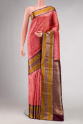 Pink Dual Tone Kanchipuram Silk Saree
