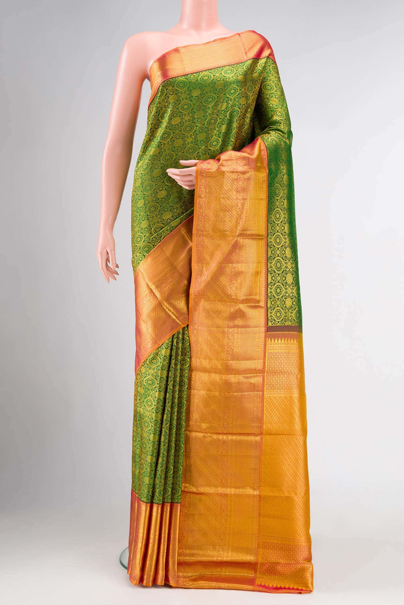 Green Kanchipuram Silk Saree