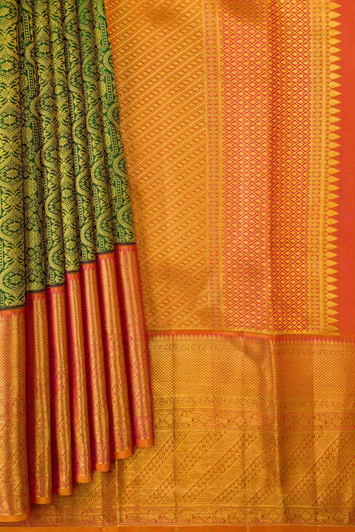 Green Kanchipuram Silk Saree