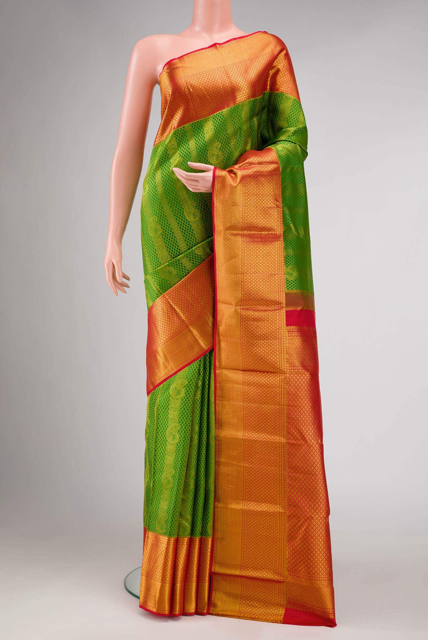 Green Kanchipuram Silk Saree