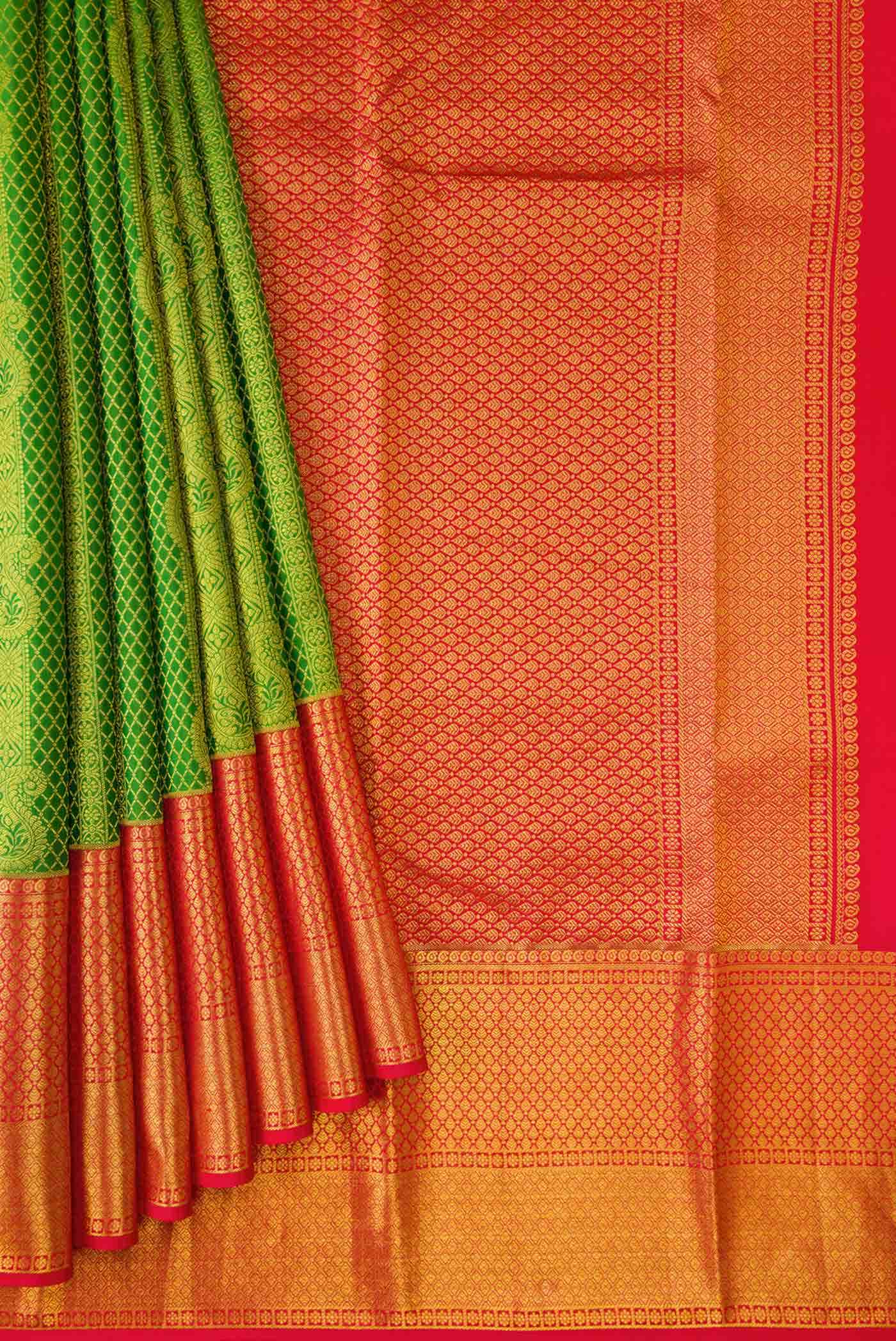 Green Kanchipuram Silk Saree