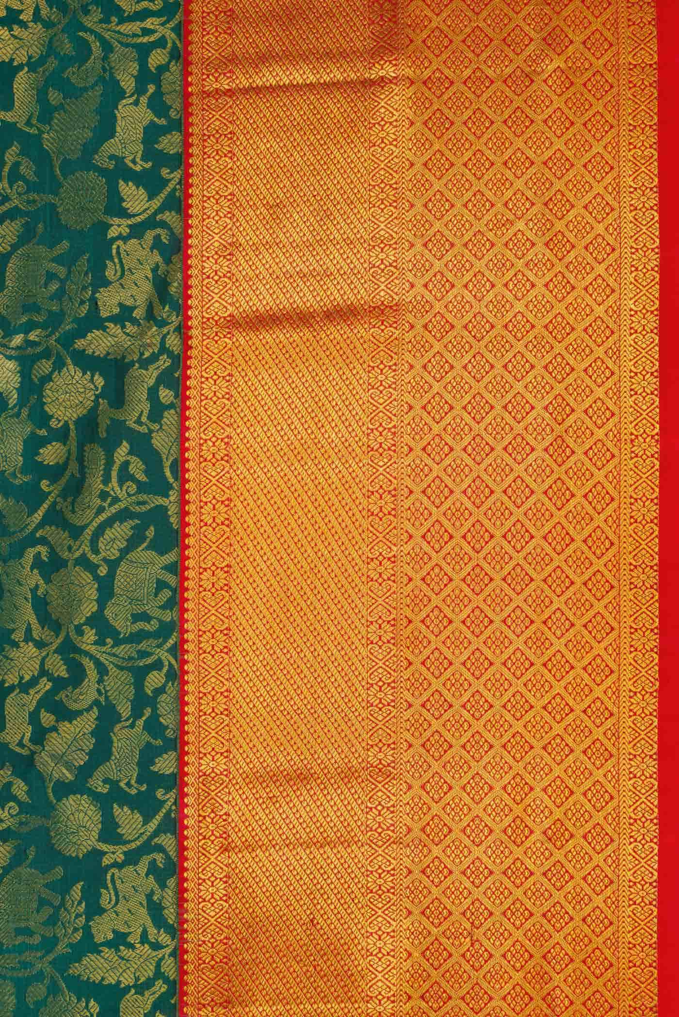 Green Kanchipuram Silk Saree