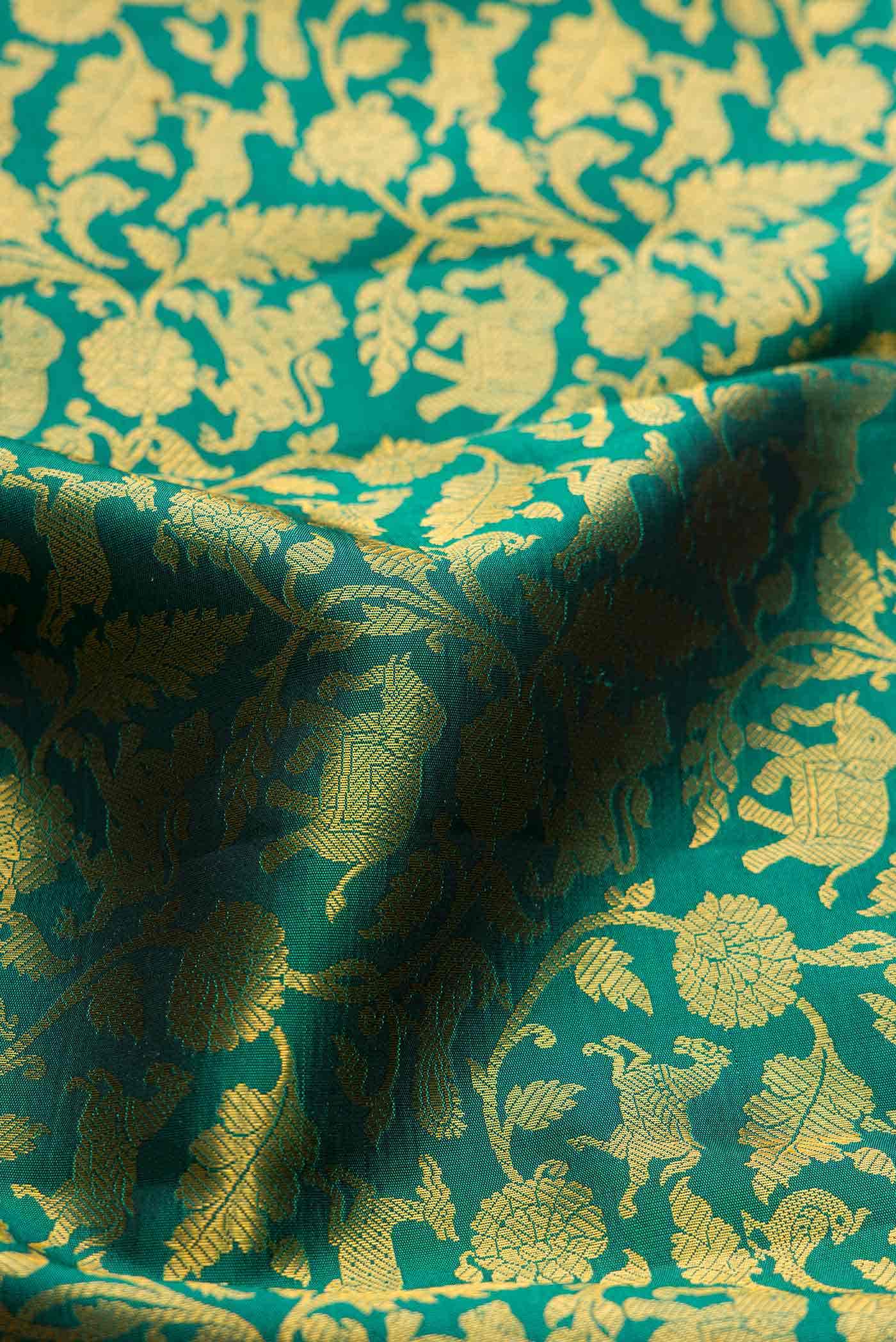 Green Kanchipuram Silk Saree