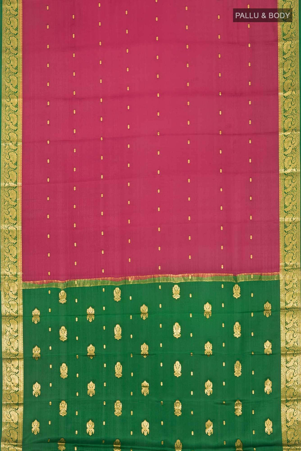 Maroon Crepe Saree