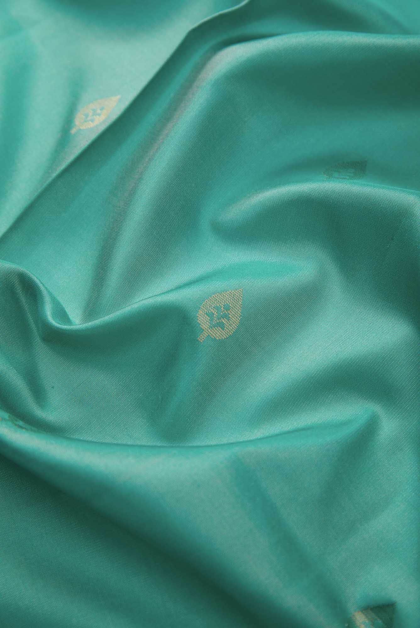 Blue Dual Tone Soft Silk Saree