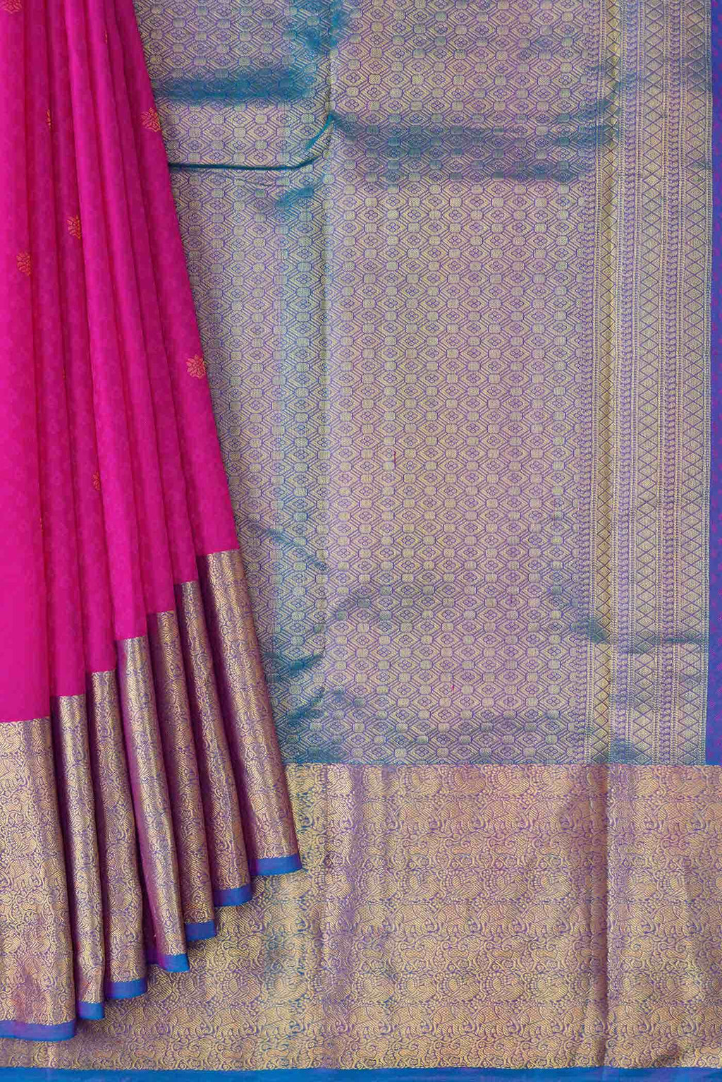 Pink Kanchipuram Silk Saree