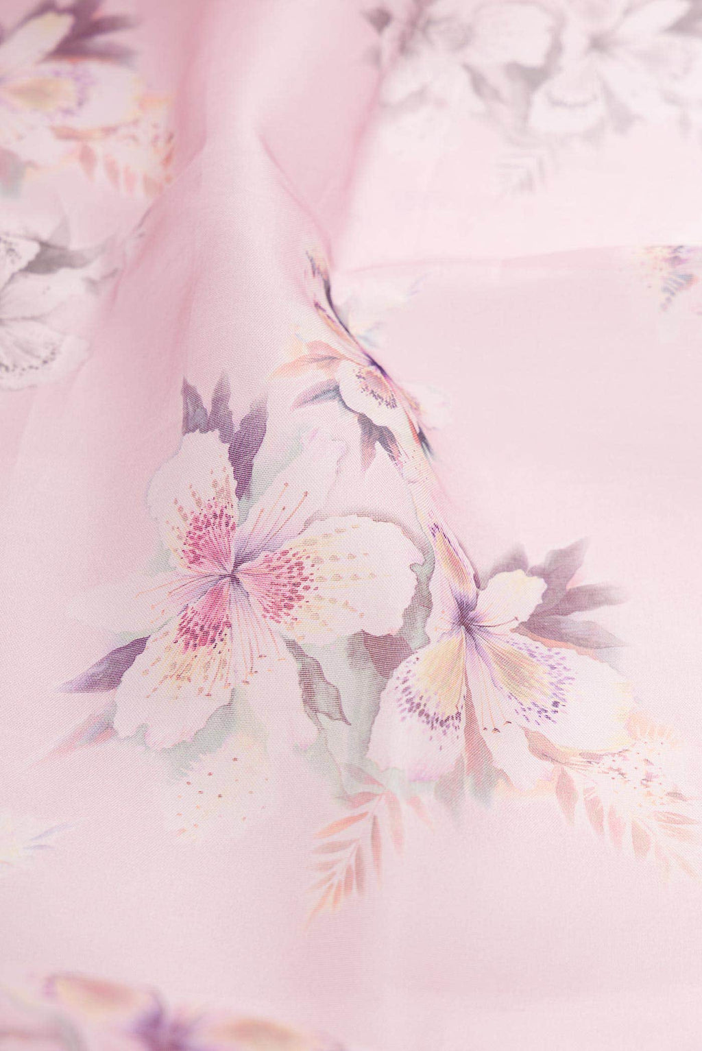 Pink Organza Silk Saree