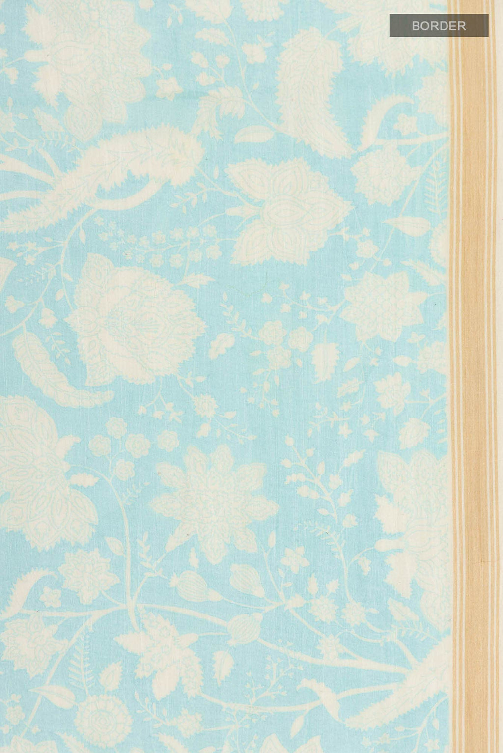Blue Bhagalpuri Tussar Silk Saree