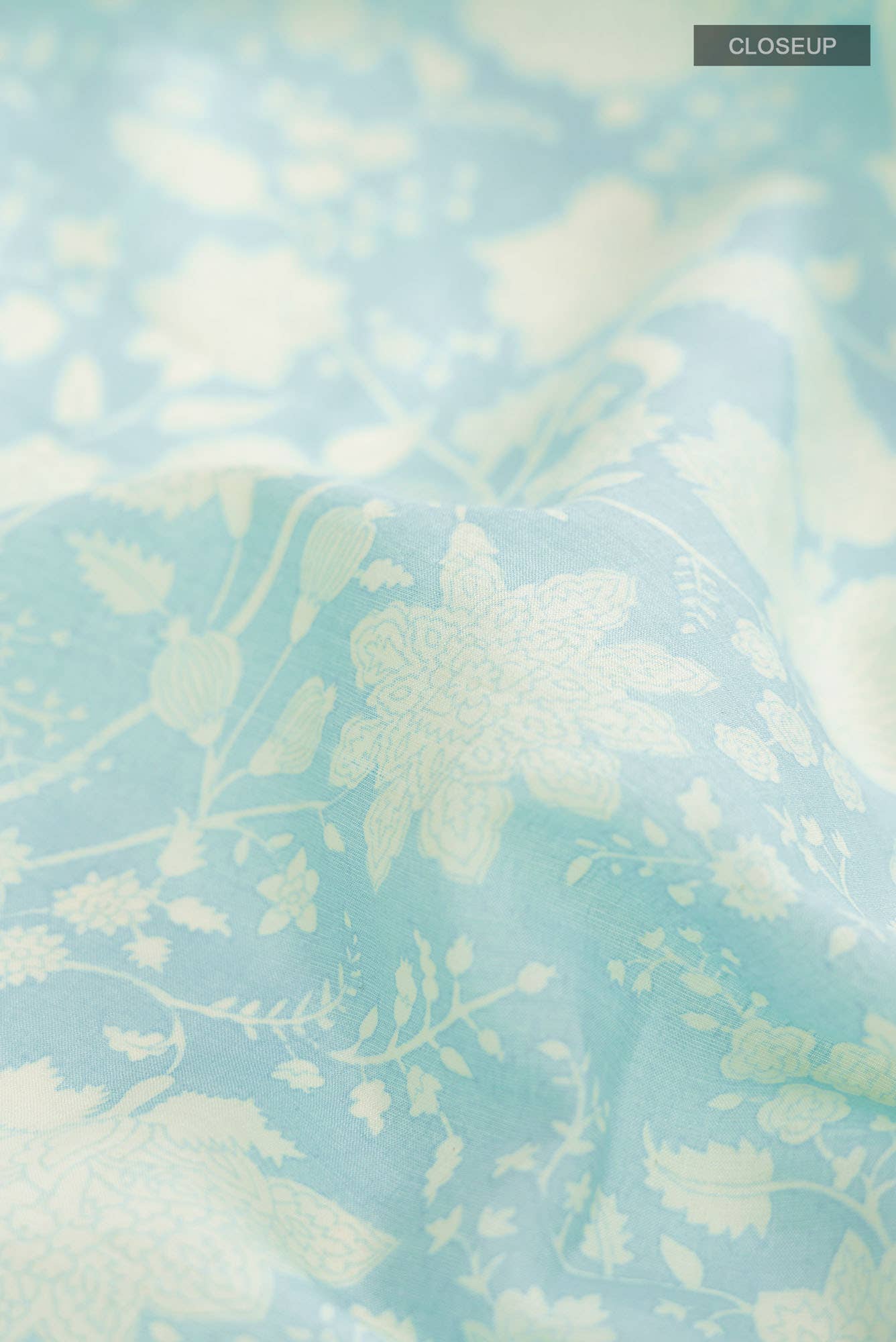 Blue Bhagalpuri Tussar Silk Saree