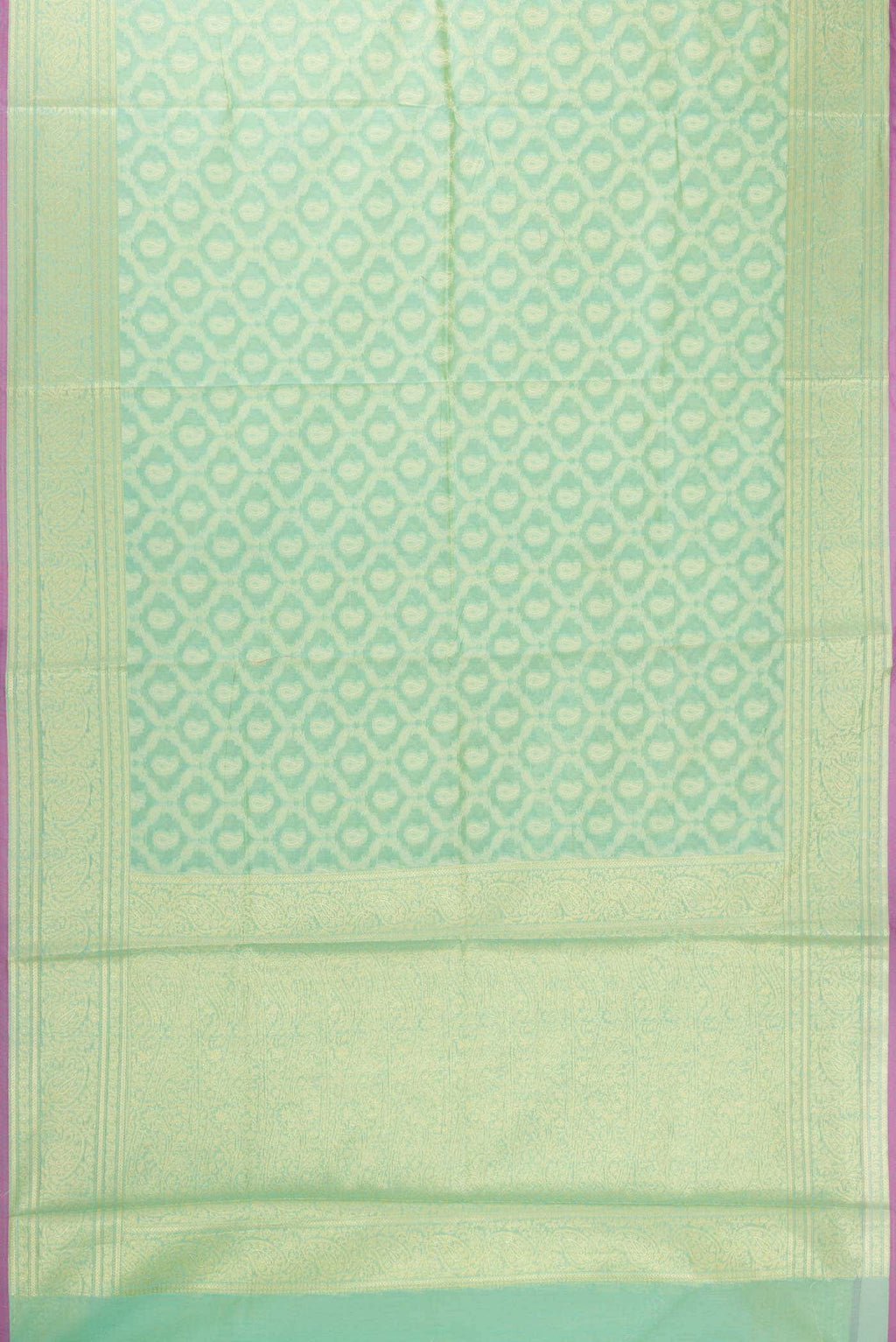 Light Green Chanderi Silk Saree