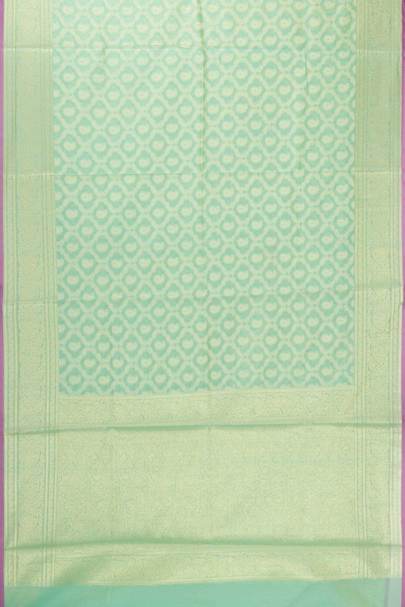 Light Green Chanderi Silk Saree