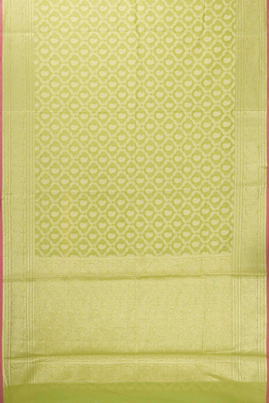 Green Blended Chanderi Silk Saree