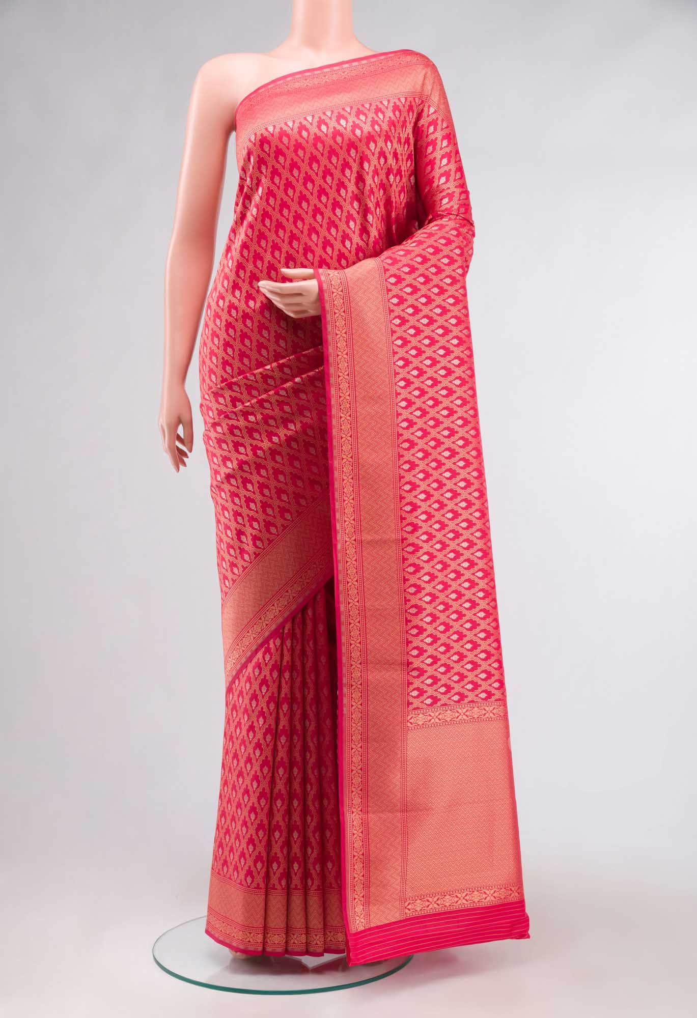 Red Banarasi Silk Saree