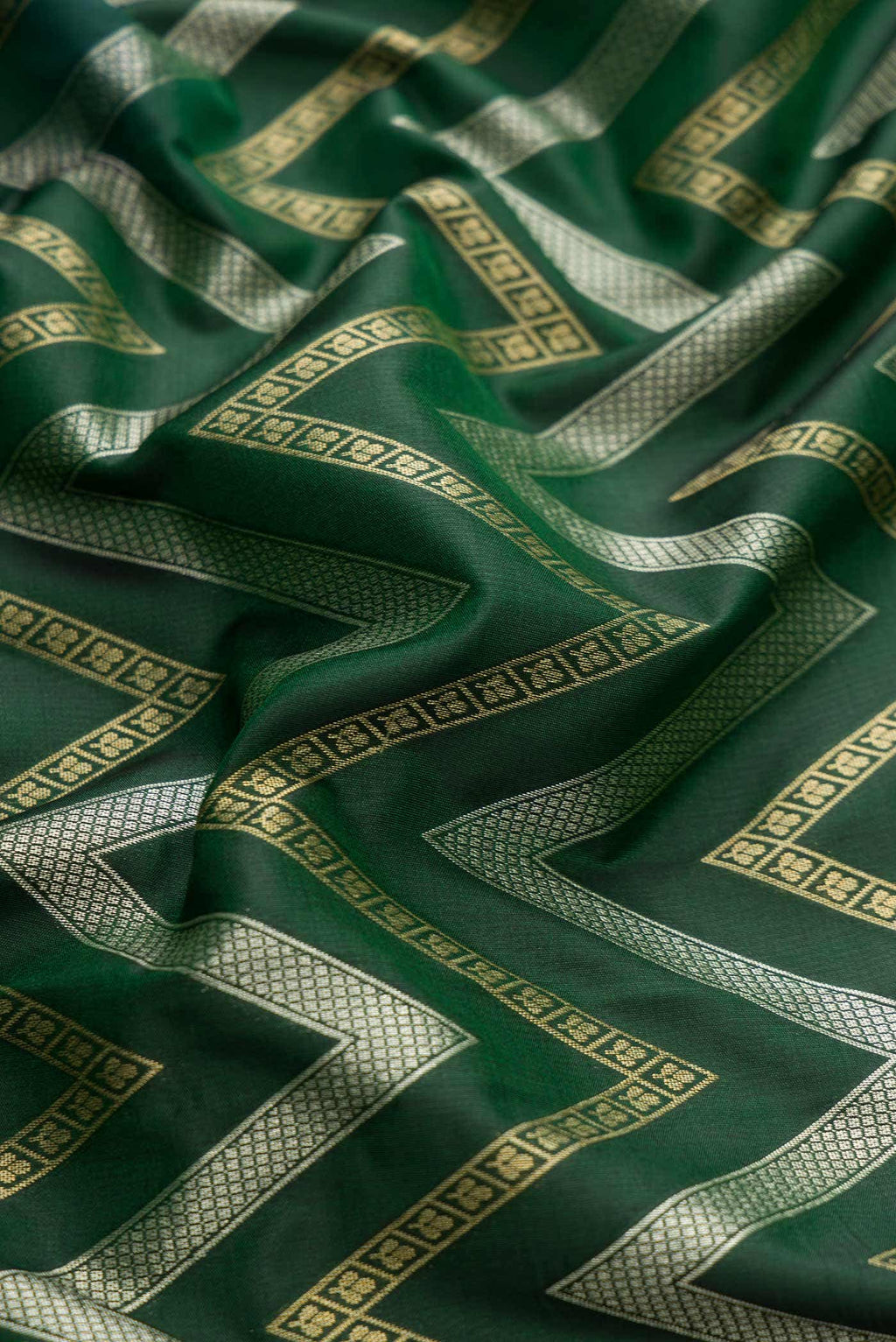 Green Blended Banarasi Silk Saree