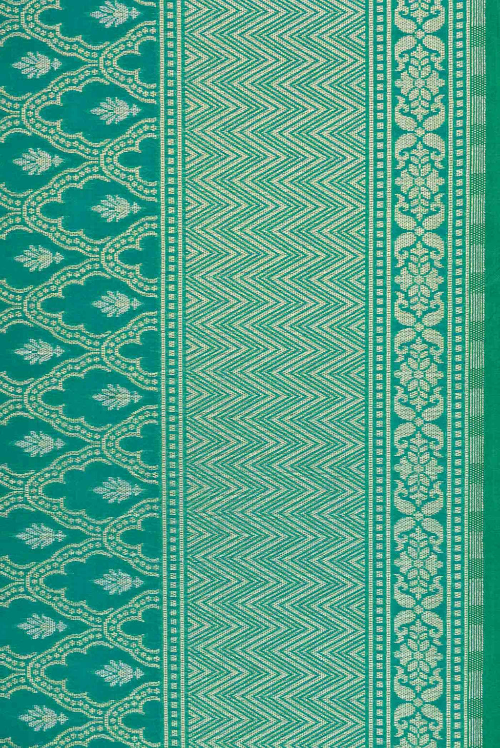 Green Blended Banarasi Silk Saree