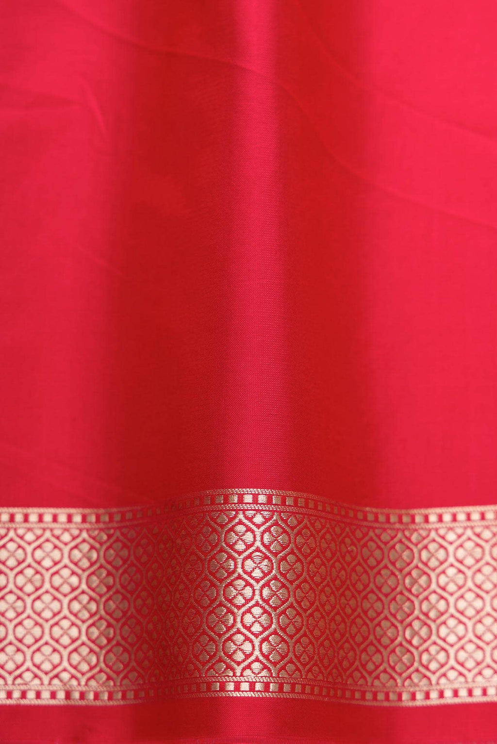 Red Dual Tone Banarasi Silk Saree
