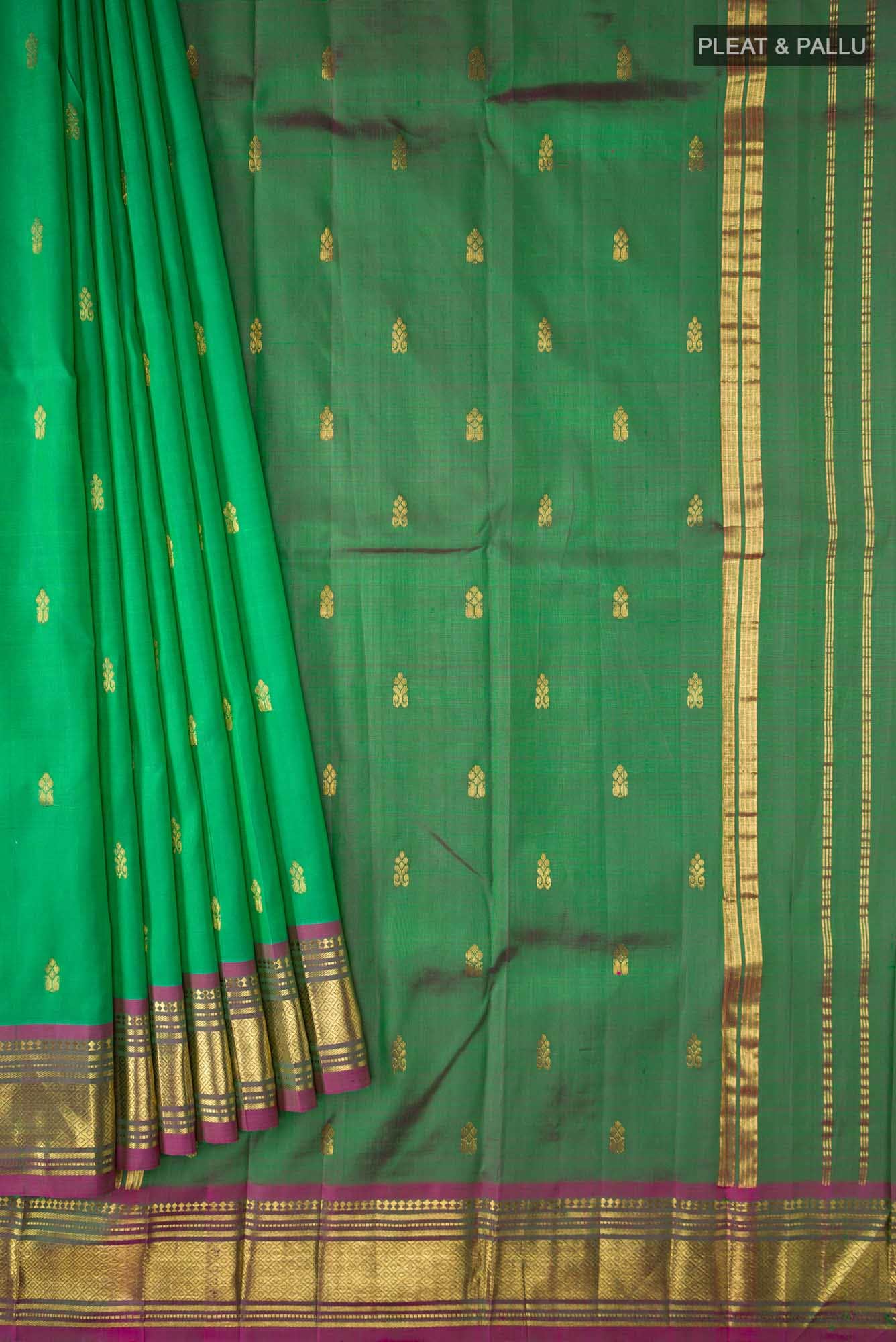 Green Kanchipuram Silk Saree