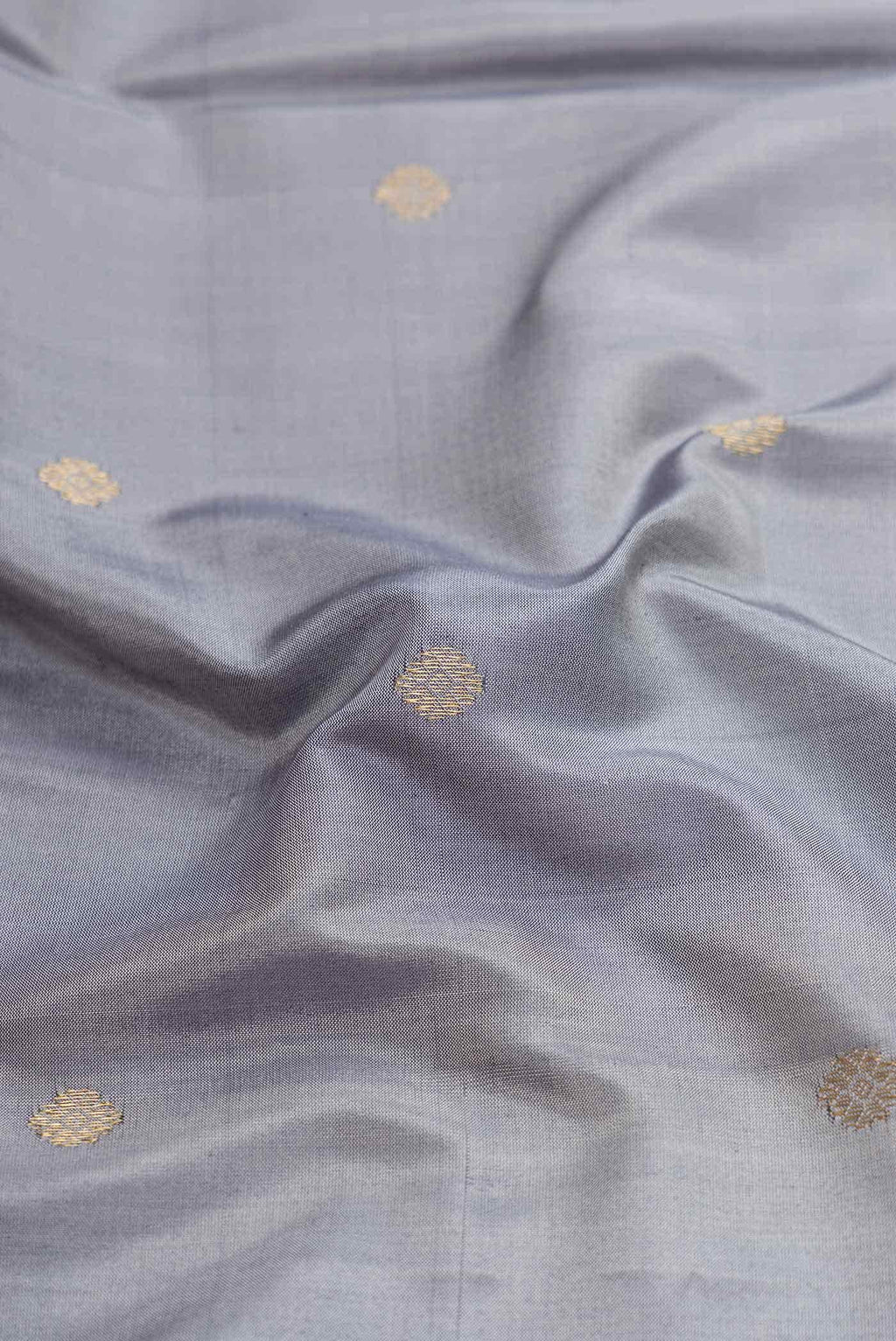 Grey Dual Tone Kanchipuram Silk Saree
