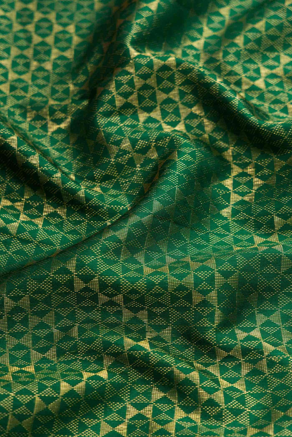 Green Dual Tone Soft Silk Saree