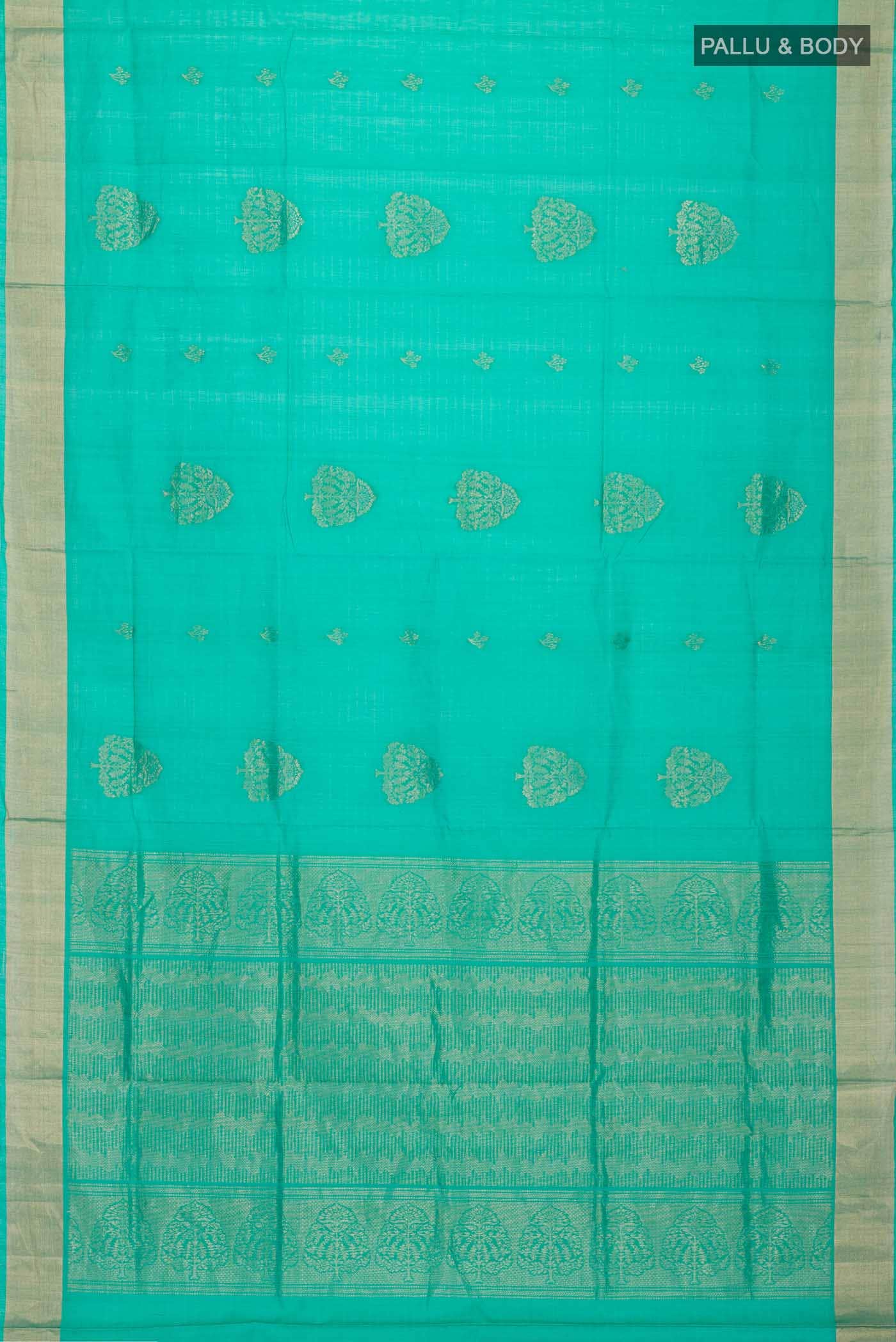 Green Silk Cotton Saree