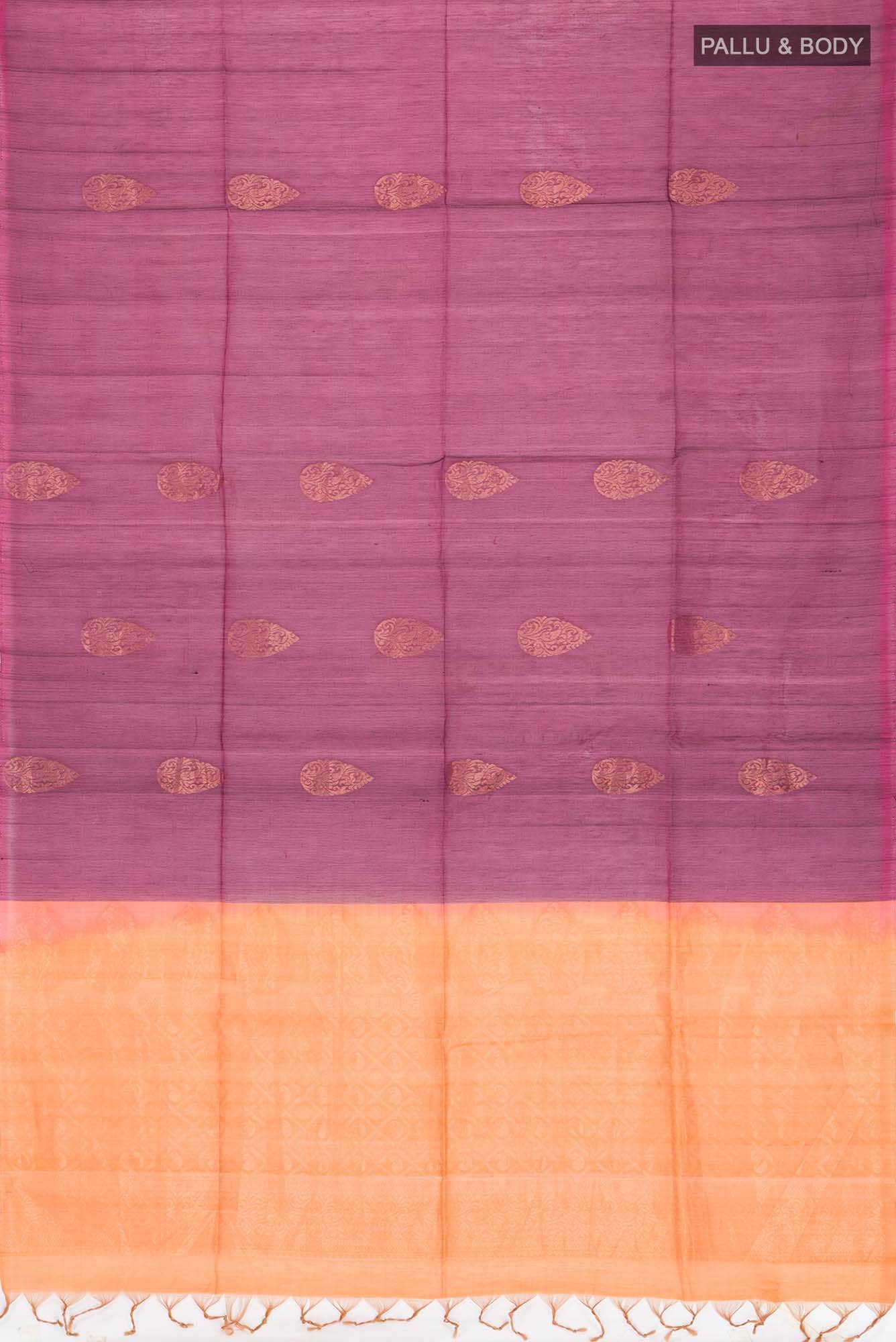 Magenta Silk Cotton Saree