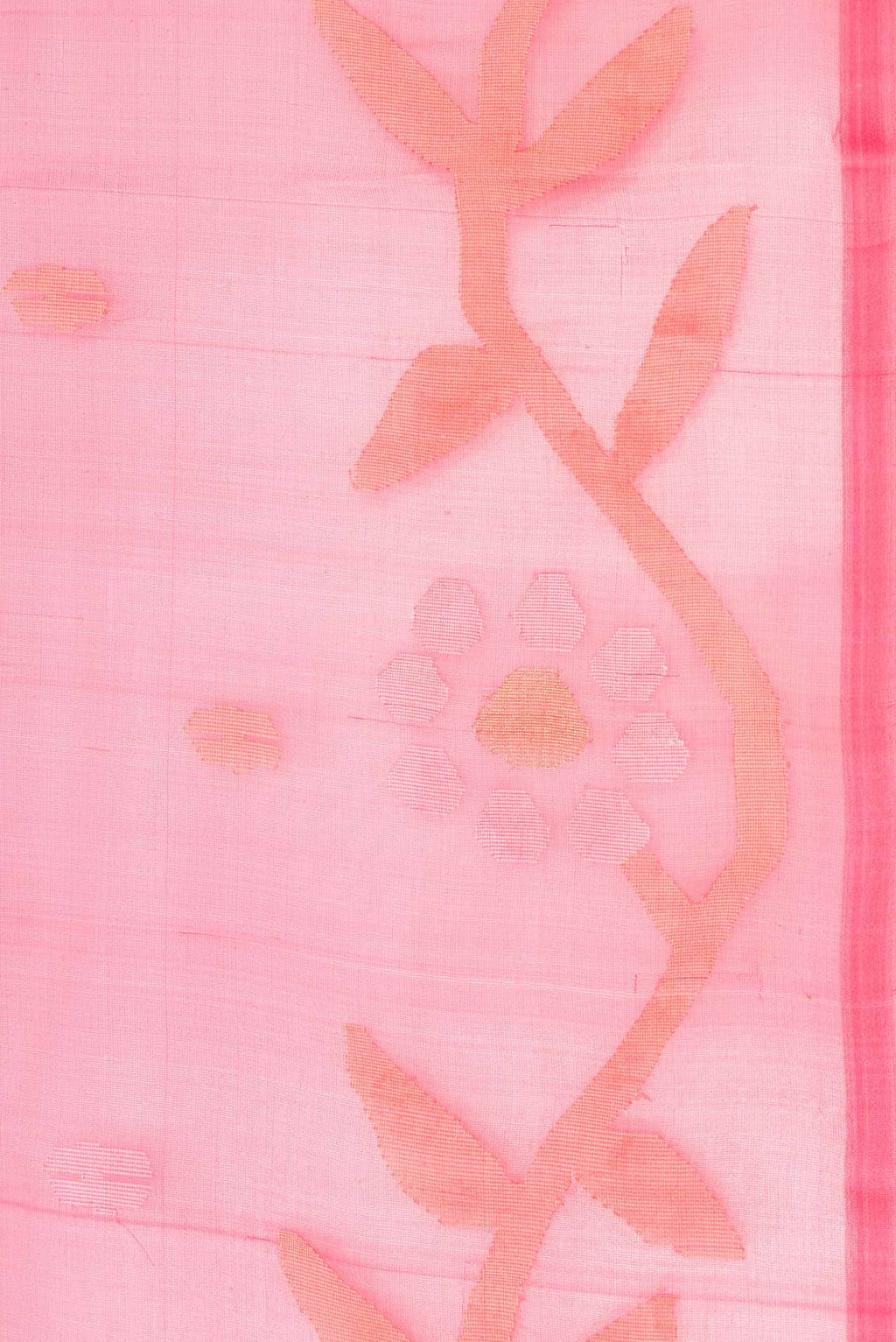 Dark Pink Muslin Silk Saree