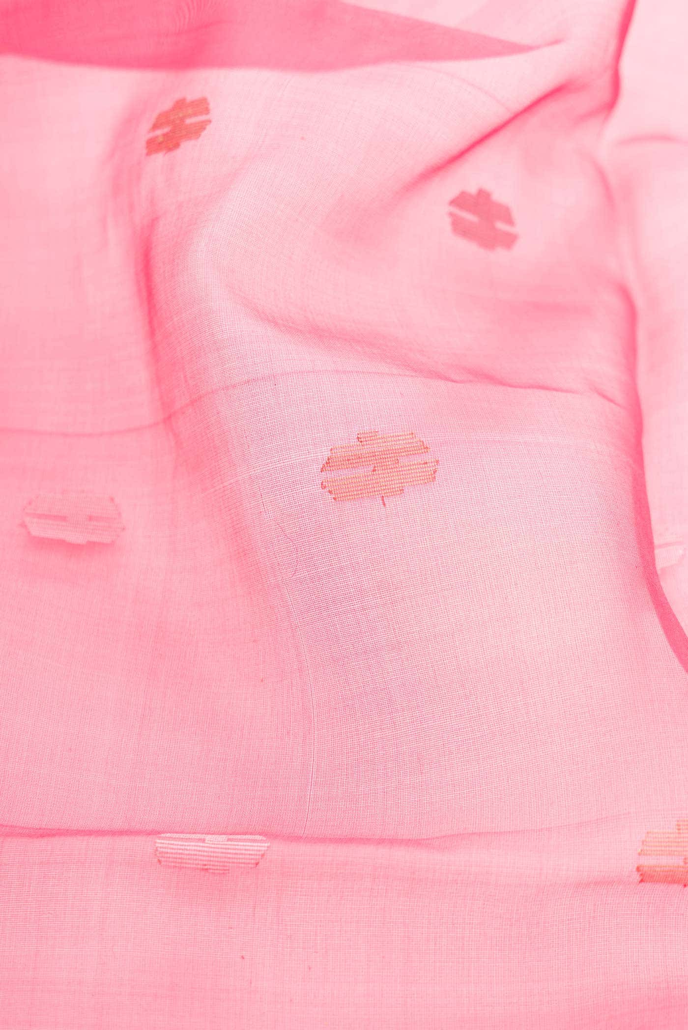 Dark Pink Muslin Silk Saree