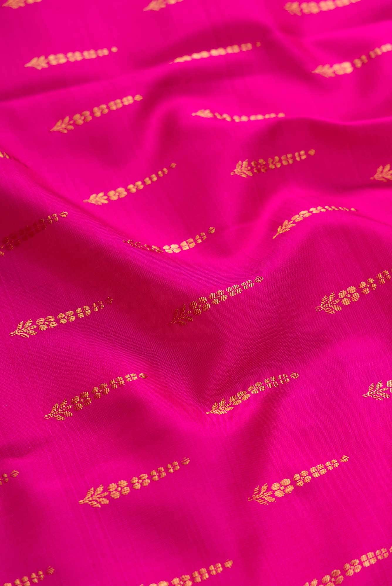 Pink Dual Tone Kanchipuram Silk Saree