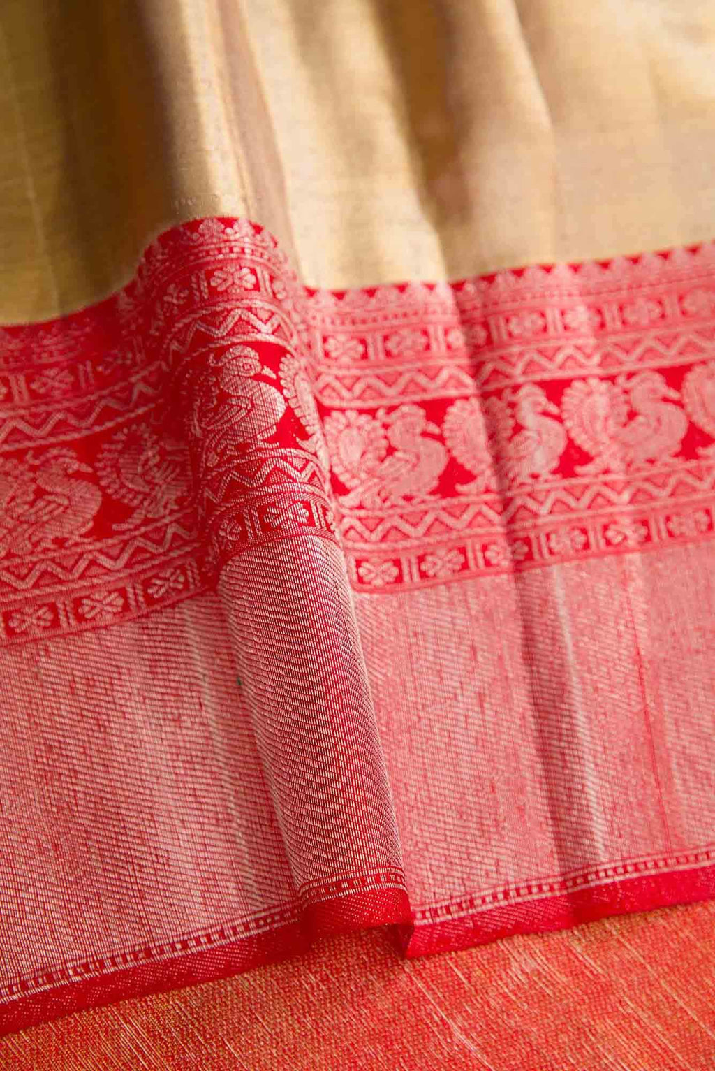 Gold Kanchipuram Tissue Silk Saree
