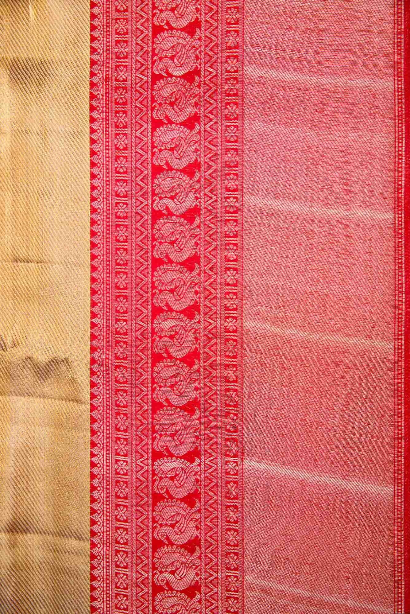 Gold Kanchipuram Tissue Silk Saree