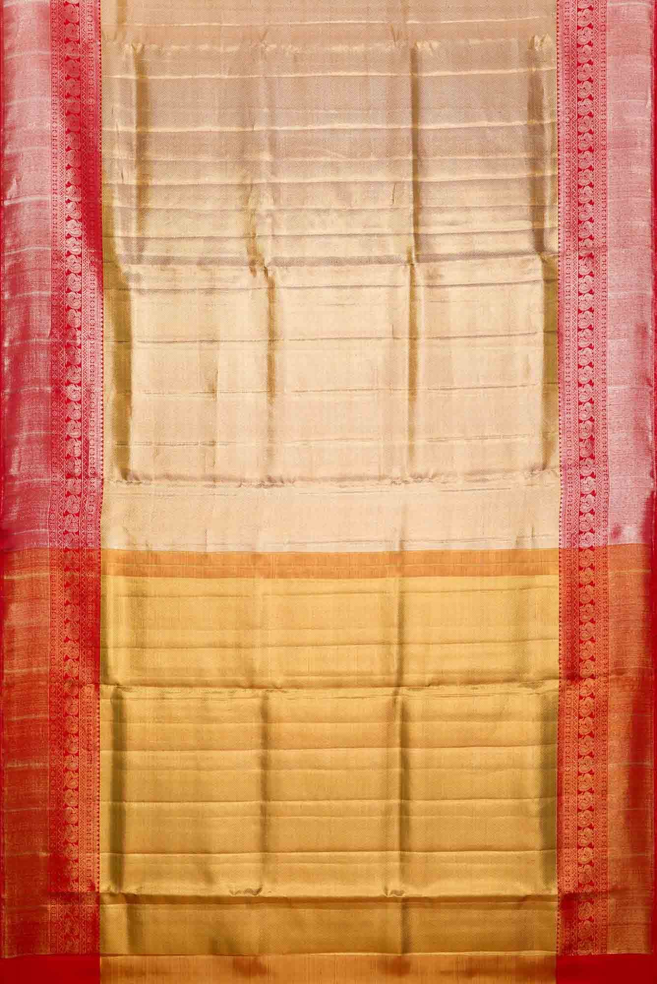 Gold Kanchipuram Tissue Silk Saree