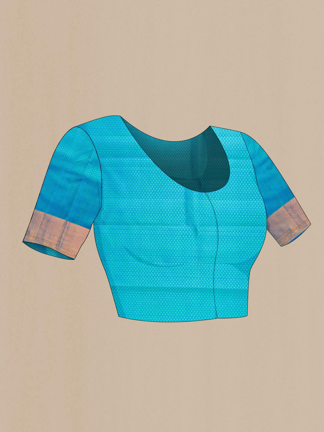 Sea Green Kanchipuram Silk Saree