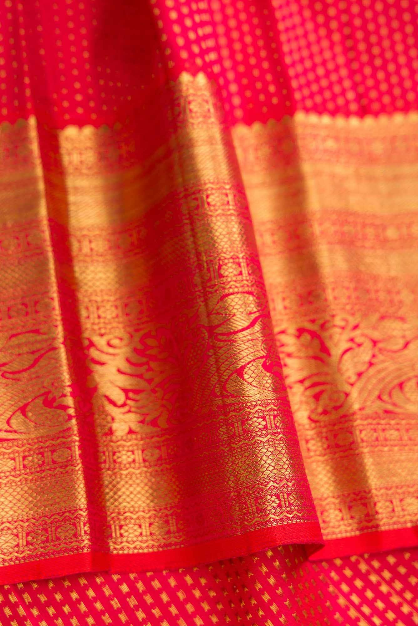 Purple Dual Tone Kanchipuram Tissue Silk Saree