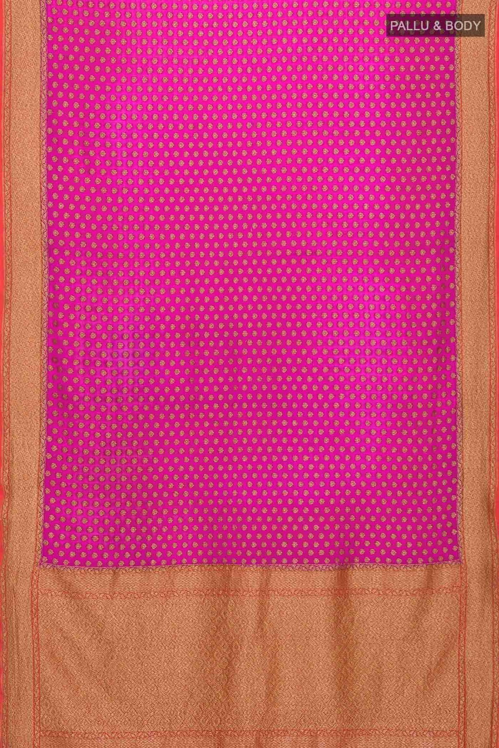 Pink Georgette Saree