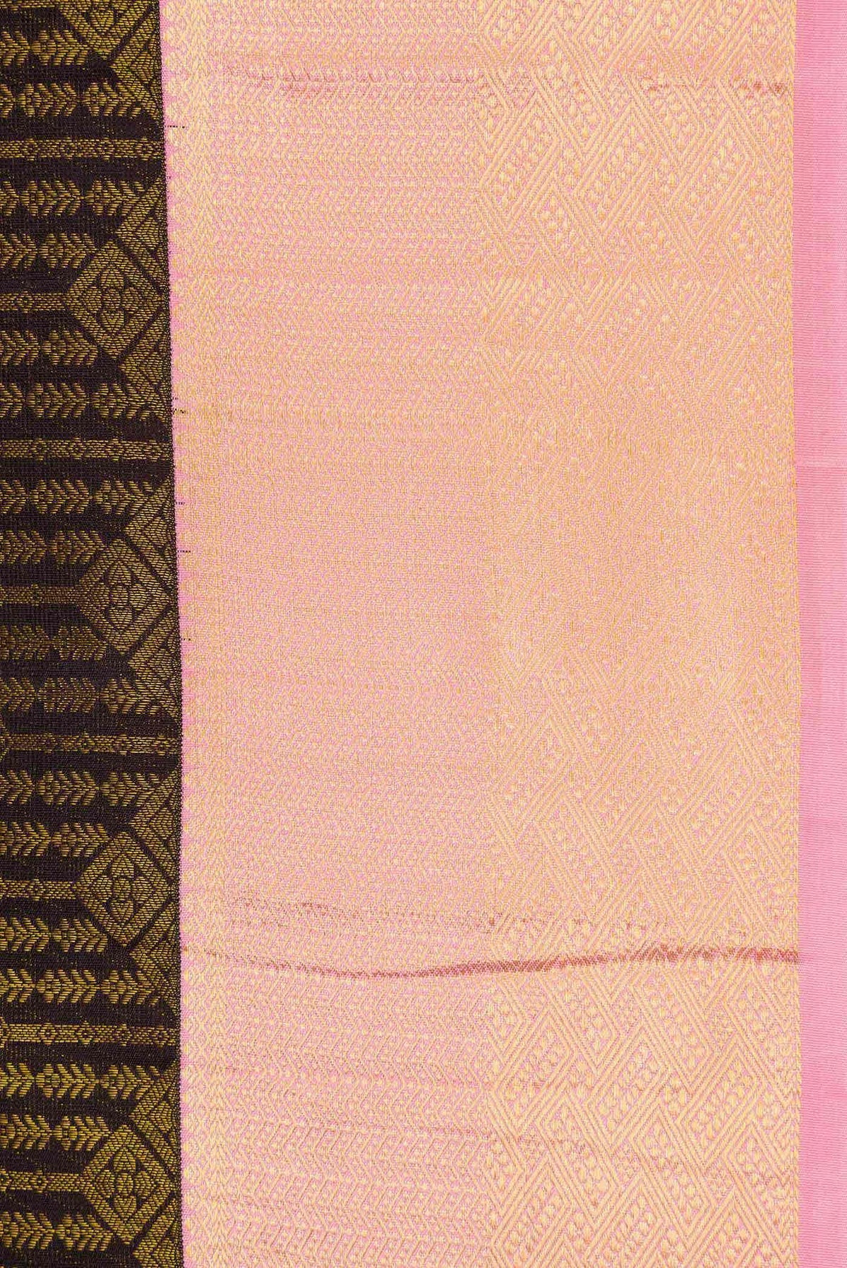 Coffee Brown Dual Tone Kanjivaram Silk Saree