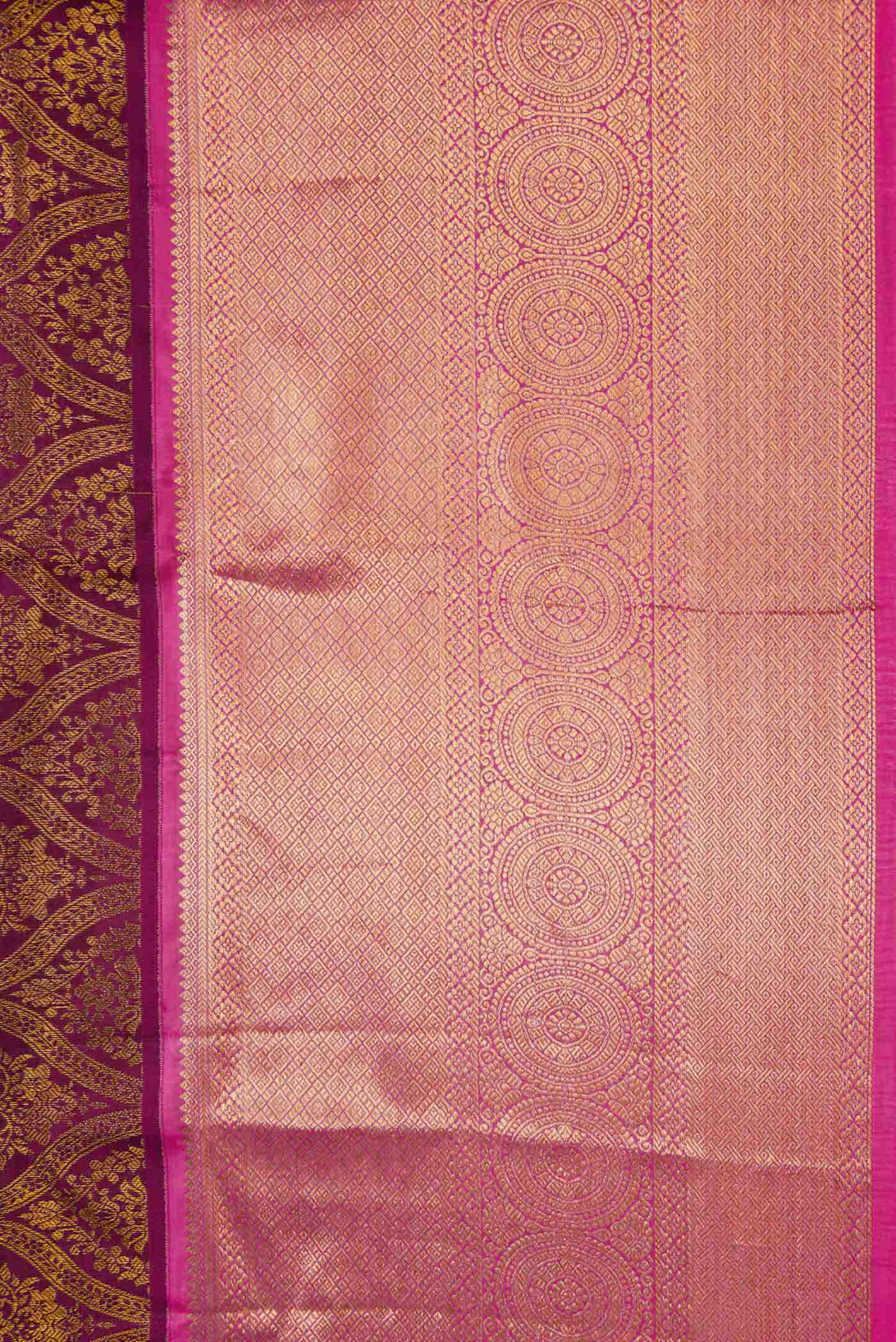 Green Dual Tone Kanchipuram Silk Saree