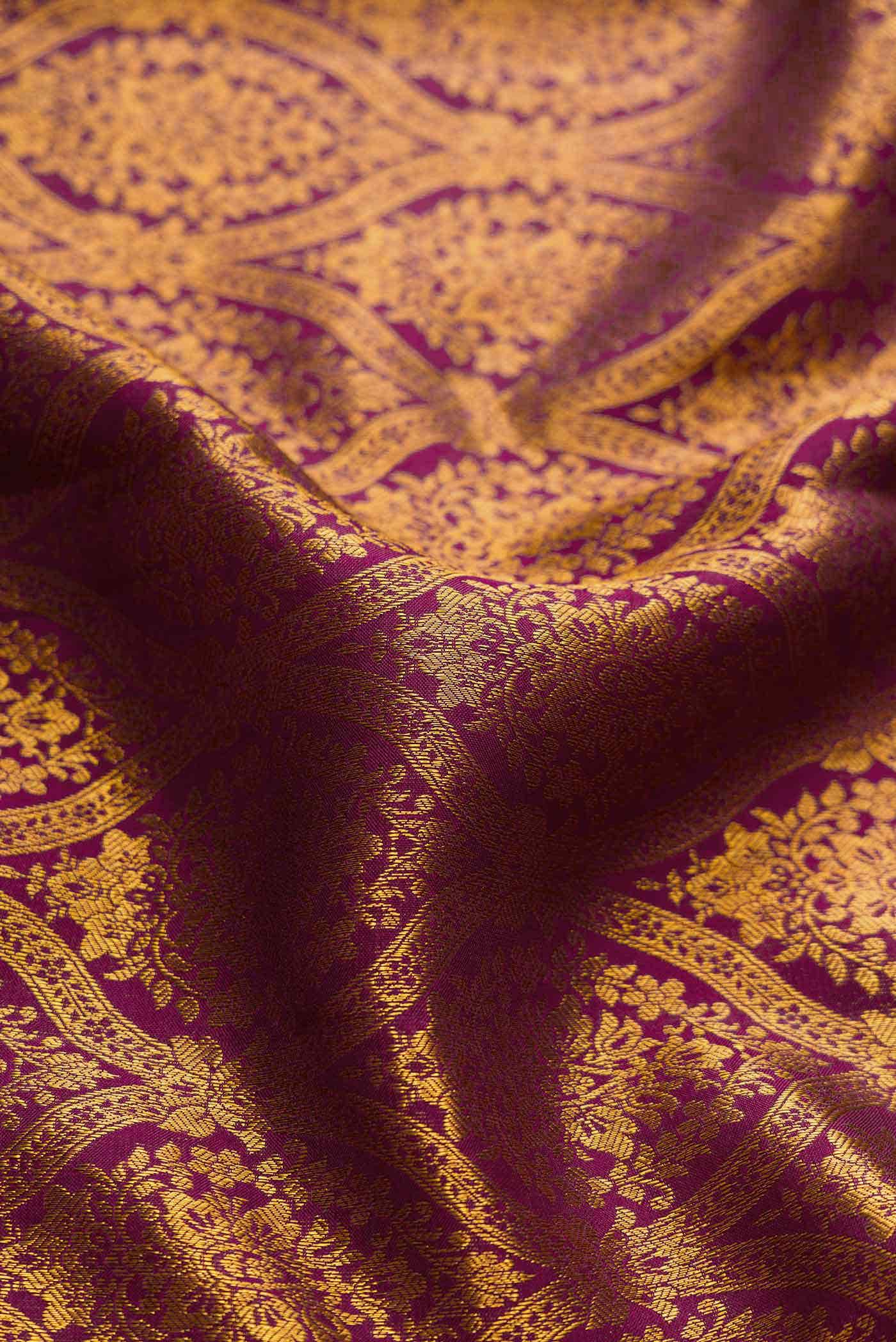 Green Dual Tone Kanchipuram Silk Saree