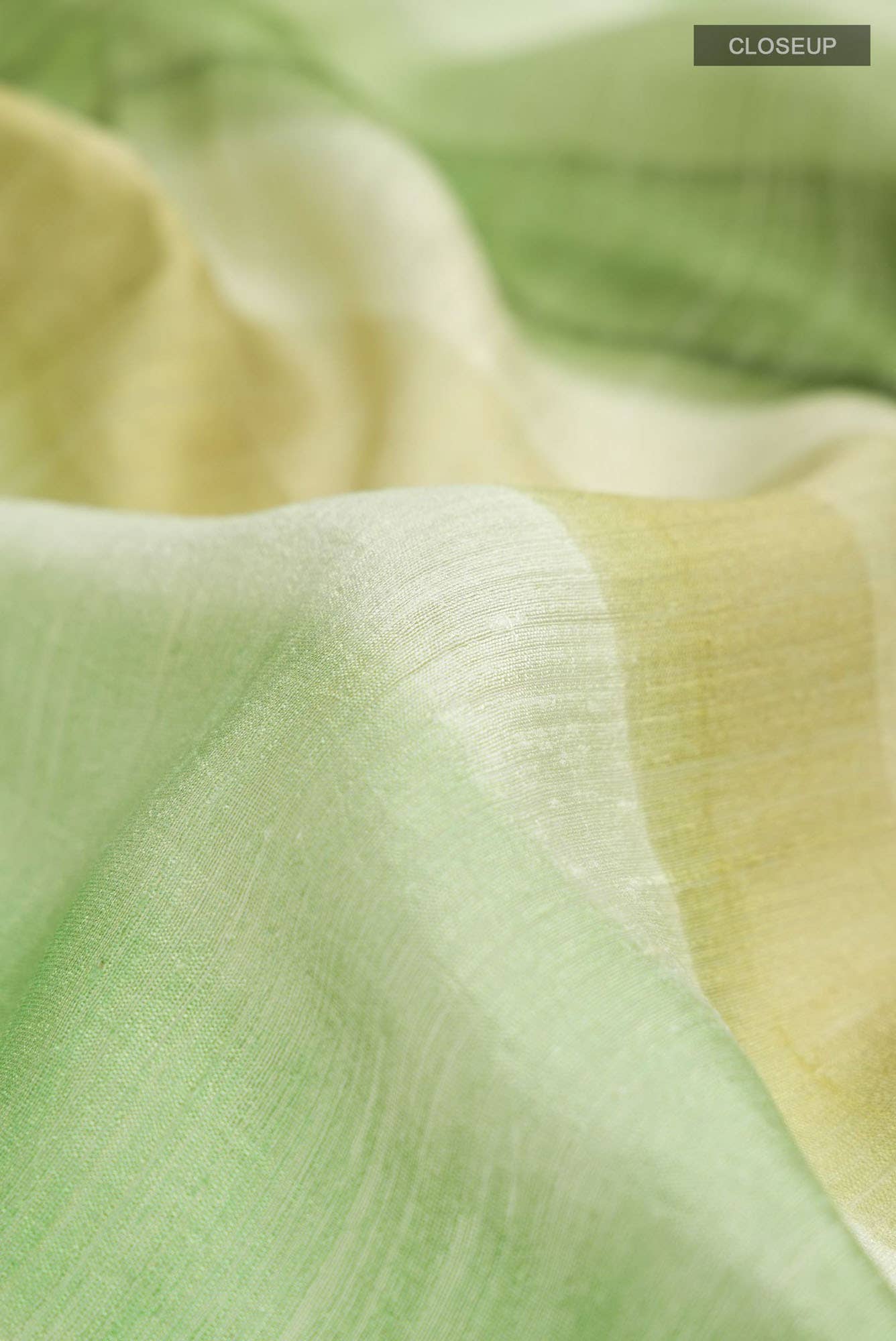 Green Bhagalpuri Tussar Silk Saree